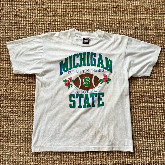 Other - Vintage 80s Michigan State MSU Rose Bowl Tshirt